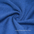 Fireproof Cotton Acrylic Blend Blue Warm Sleepwear Fabric